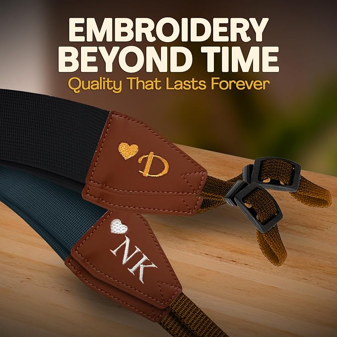 Art Tribute Custom Green Camera Strap - Image 5