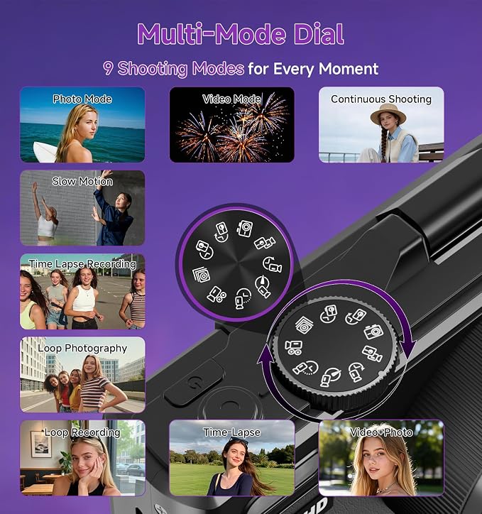 5K Digital Camera for Photography, 80MP Digital Camera - Image 6