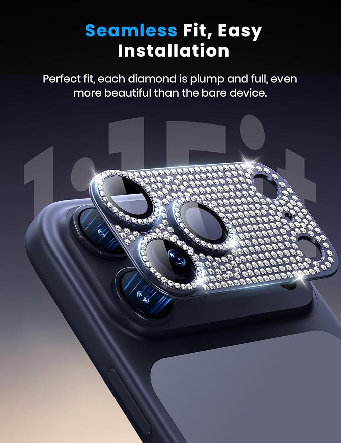 Hoerrye Bling Diamond Camera Lens Protector - Image 4