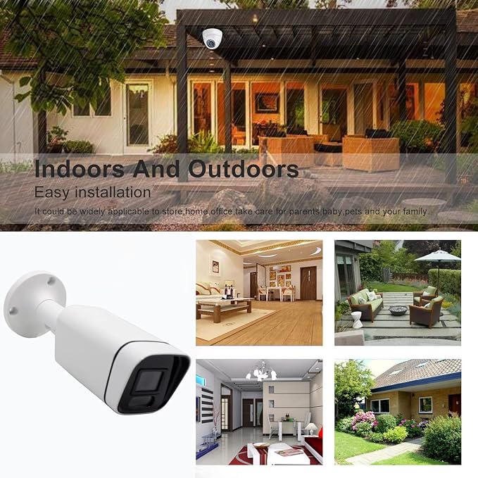 5MP Bullet TVI CCTV Security Analog Camera, 2.8mm Lens, 100° Wide Viewing Angle - Image 4