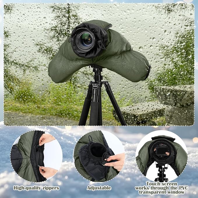 Copkim Professional Camera Rain Cover Thickened Waterproof Cold Proof Warm - Image 3