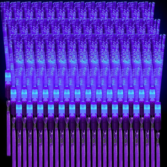 Skylety 36 Pcs Fiber Optic Wand, LED Fiber Optic Wand by Skylety