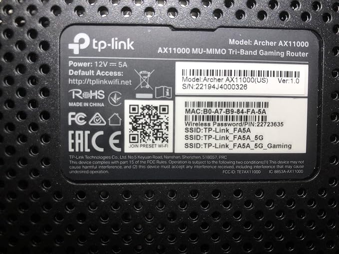 TP-Link - Archer AX11000 Tri-Band Wi-Fi 6 Router - Black/Red - Image 7