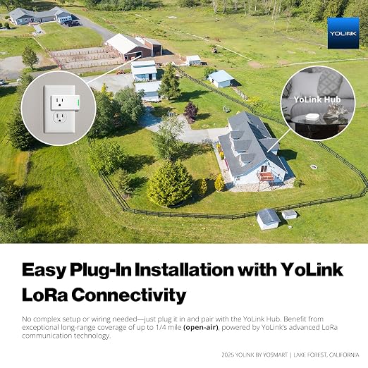 YoLink Plug Mini, Ultra-Compact Smart Outlet - Image 3
