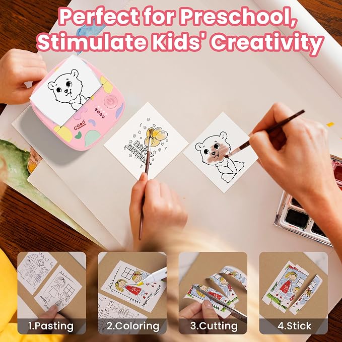 Mini Sticker Printer AHM2, Mini Thermal Printer - Image 5