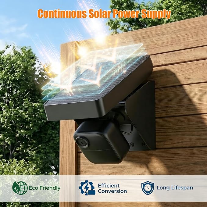 Solar Panel for Blink Outdoor 2K+/4/ XT3 and XT2/XT Camera, Solar Panel Charger - Image 3