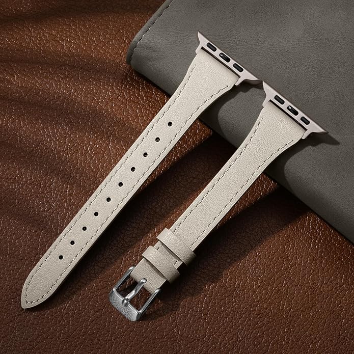 Charlam Slim Leather Band Compatible - Image 5