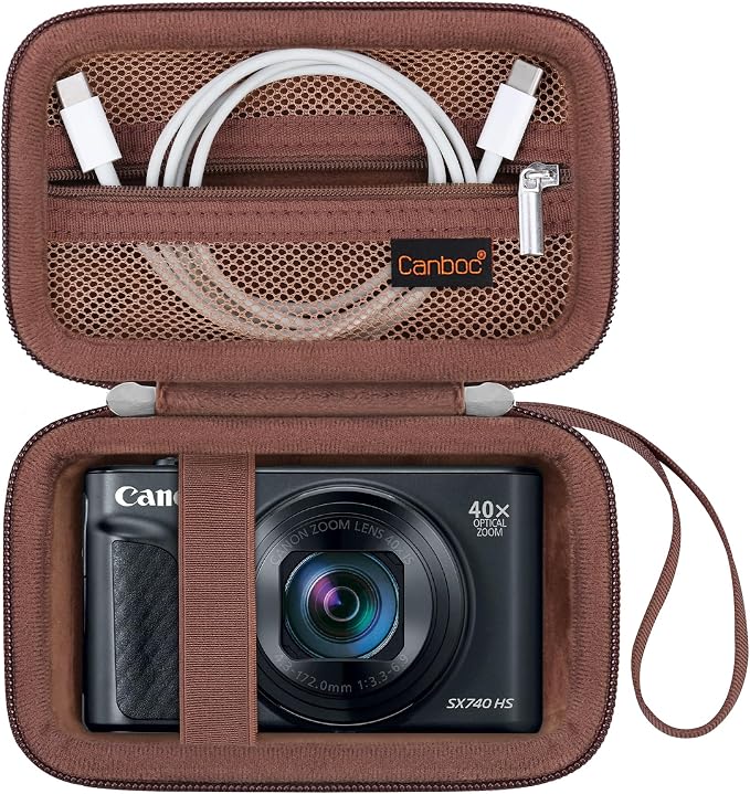 Canboc Carrying Case for Canon PowerShot SX740/ SX730/ SX720/ SX620/ G7X Mark by Canboc