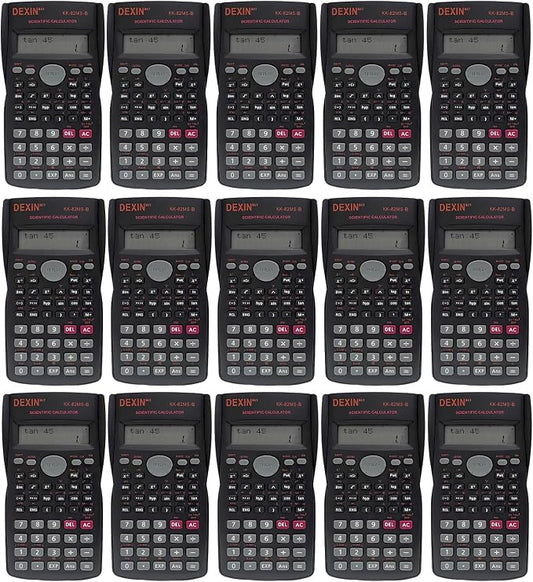 16 Pack 2 Line Engineering Scientific Calculator, Basic Construction by YUQILIN