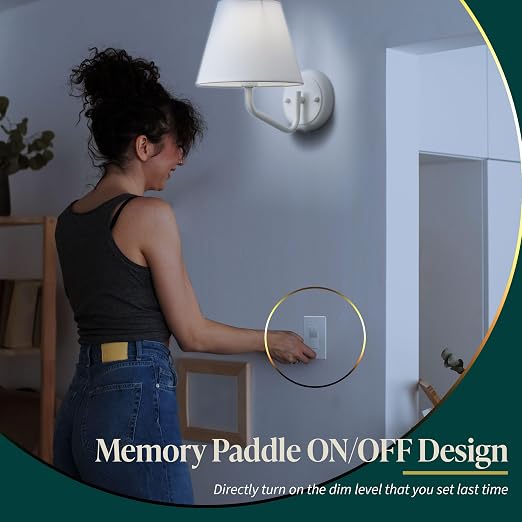 TOPGREENER Dimmer Light Switch, LED Dimmer Switches - Image 5