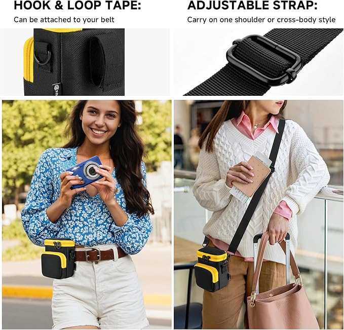 Travel Case Compatible with Kodak PIXPRO FZ55/FZ53/FZ45/FZ43 16MP Digital Camera - Image 7