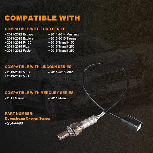 Oxygen Sensor Downstream 234-4490 22135 Compatible - Image 2