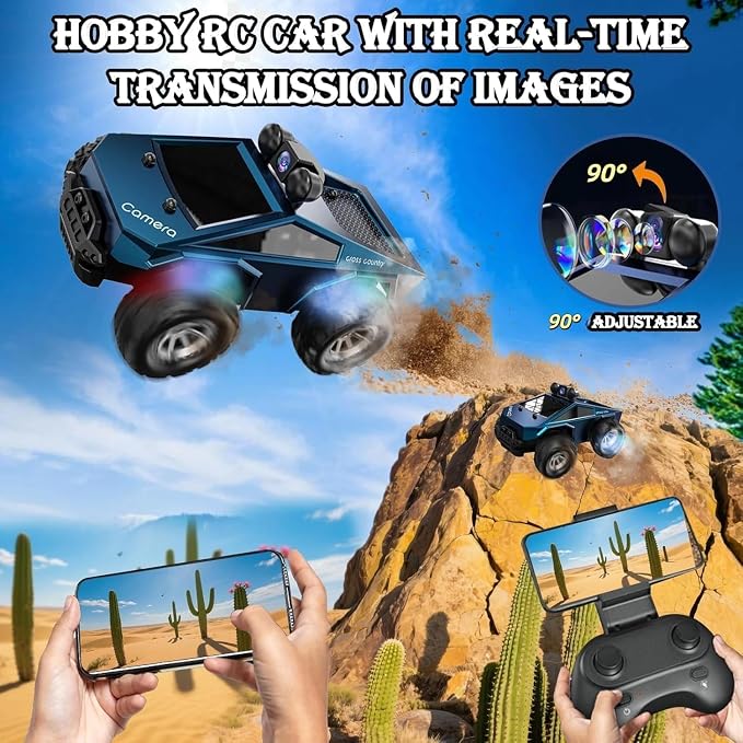 1:28 Scale FPV Monster Truck RC Cars - Image 4