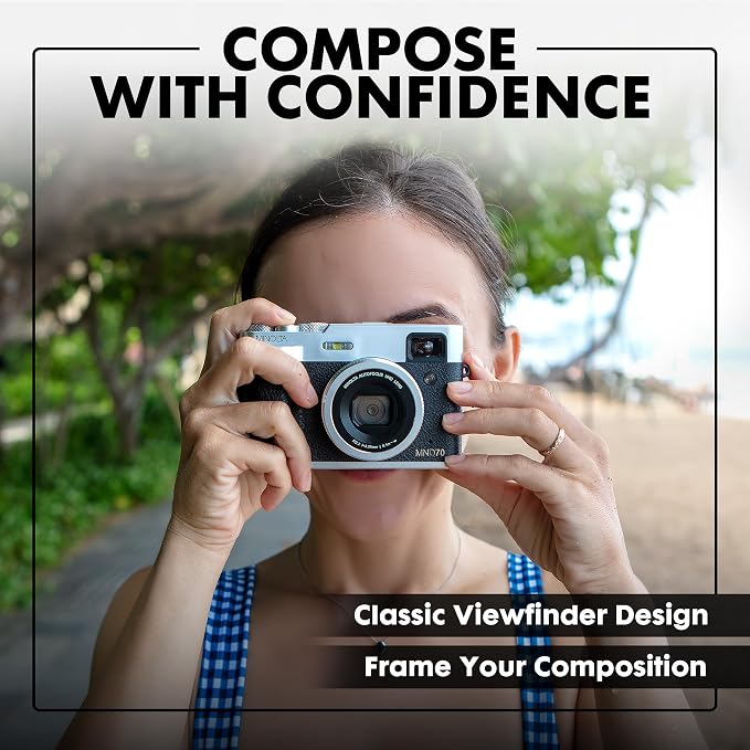 Minolta Retro Digital Camera – 48MP Autofocus Compact - Image 6