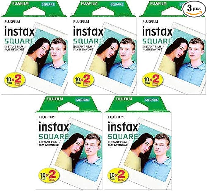 Fujifilm Square Instant Film 10 Pack by FUJIFILM