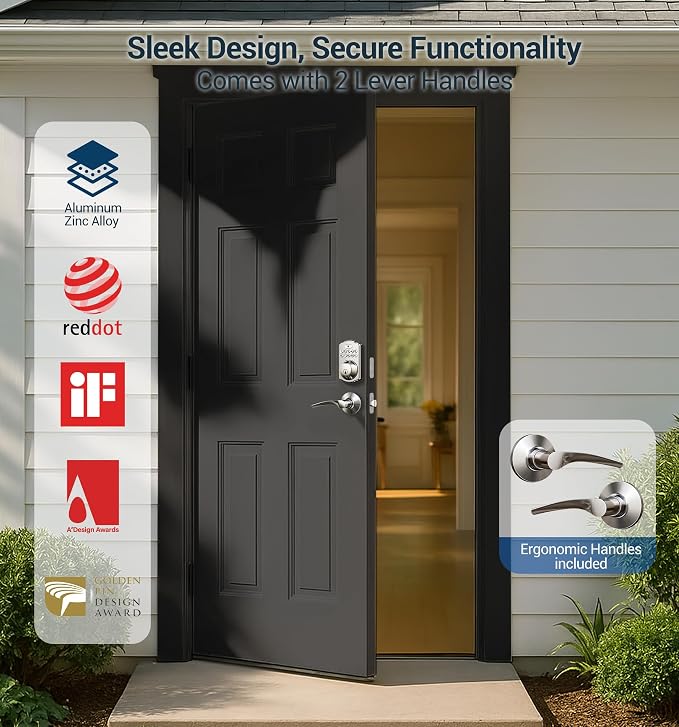 Veise Fingerprint Door Lock - Image 7