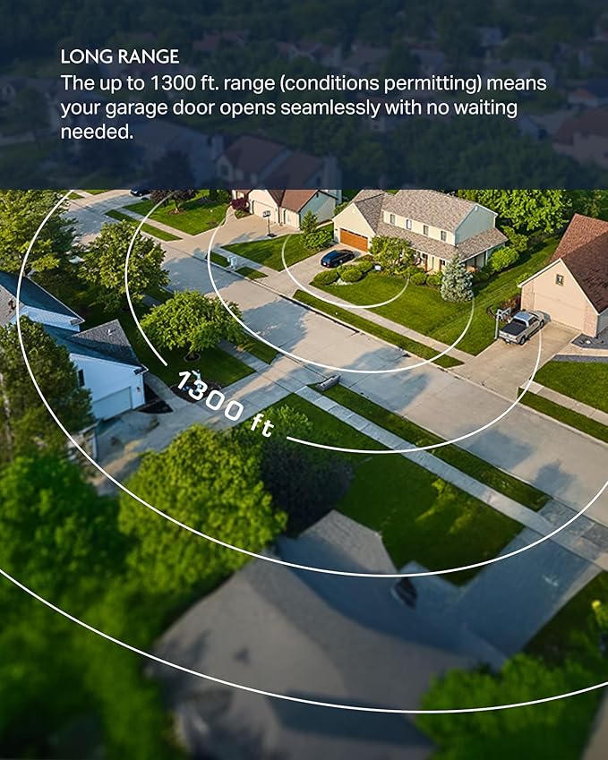 Chamberlain Genuine myQ 2‑Button Keychain Garage Door Remote – Compact - Image 4
