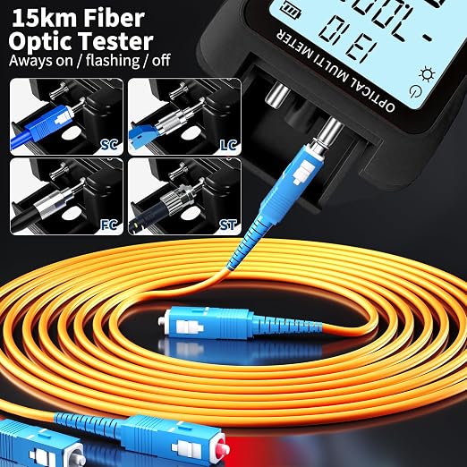 Portable 5-in-1 Fiber Optic Cable Tester - Image 4