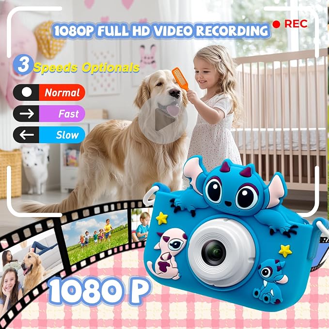 Kids Camera 2PCS Toddler Digital Camera Little Girls Toy Camera - Image 5