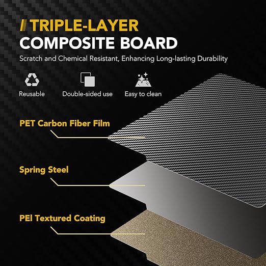 3D Printer Build Plate for Bambu Lab X1 X1C X1E P1P P1S A1, 3D Printer - Image 3