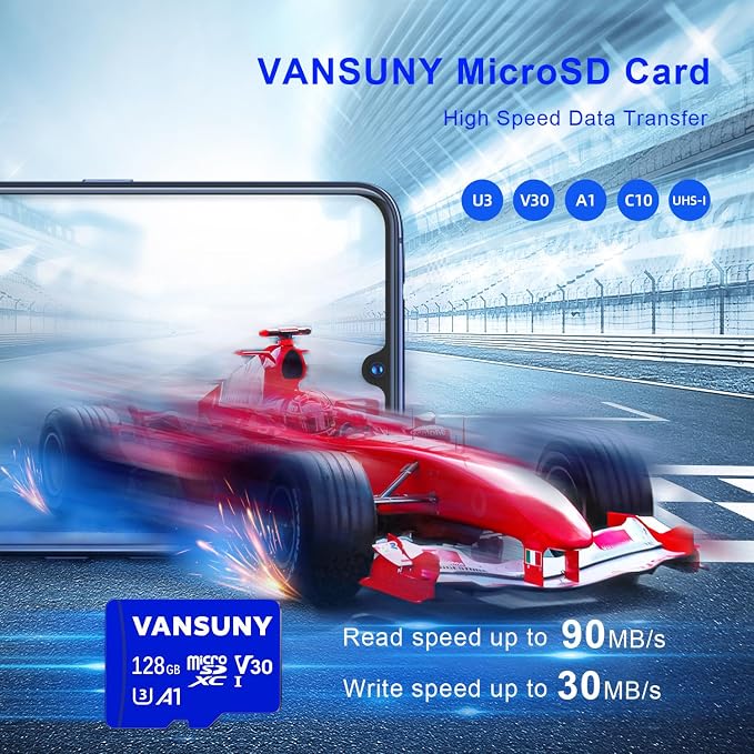 Vansuny Micro SD Card 128GB 5 Pack microSDXC Memory Cards - Image 2