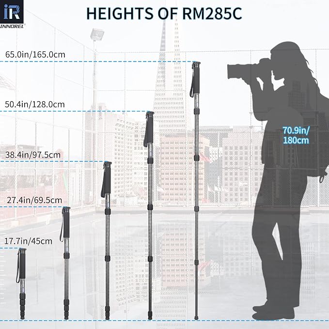 Carbon Fiber Camera Monopod INNOREL RM285C Professional Portable Compact - Image 5