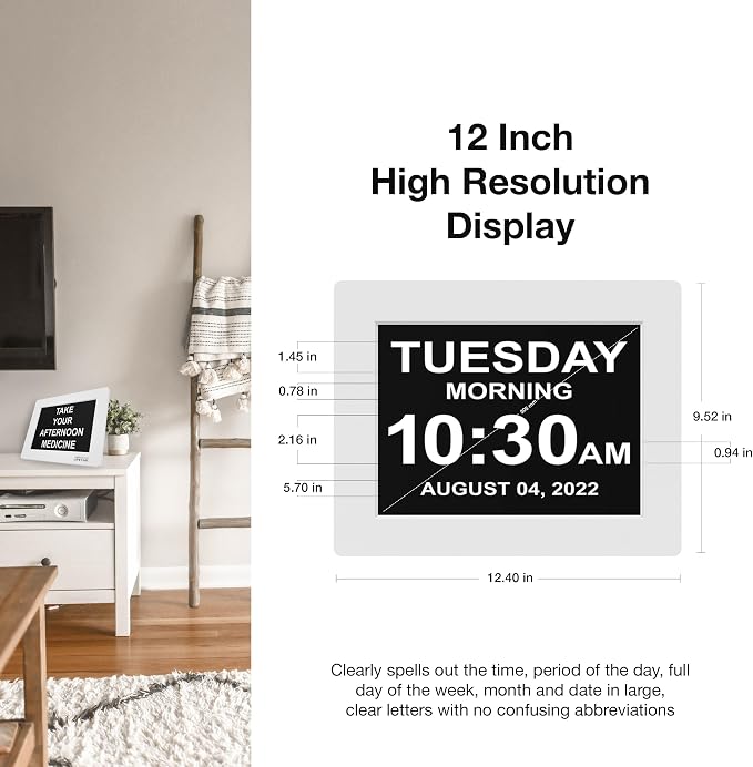 American Lifetime New 2026 Dementia Clock Large - Image 9