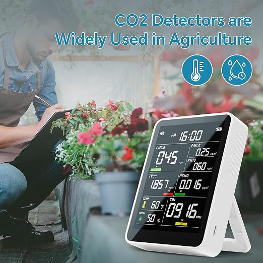Air Quality Monitor Indoor, 13-in-1 Smart Air Quality Tester - Image 3