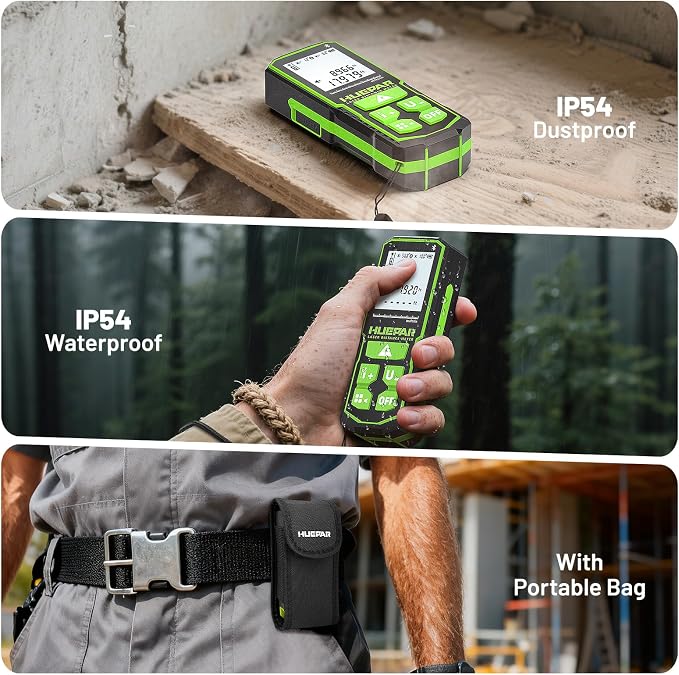 Huepar 330Ft Green Laser Measuring Tool - Image 5