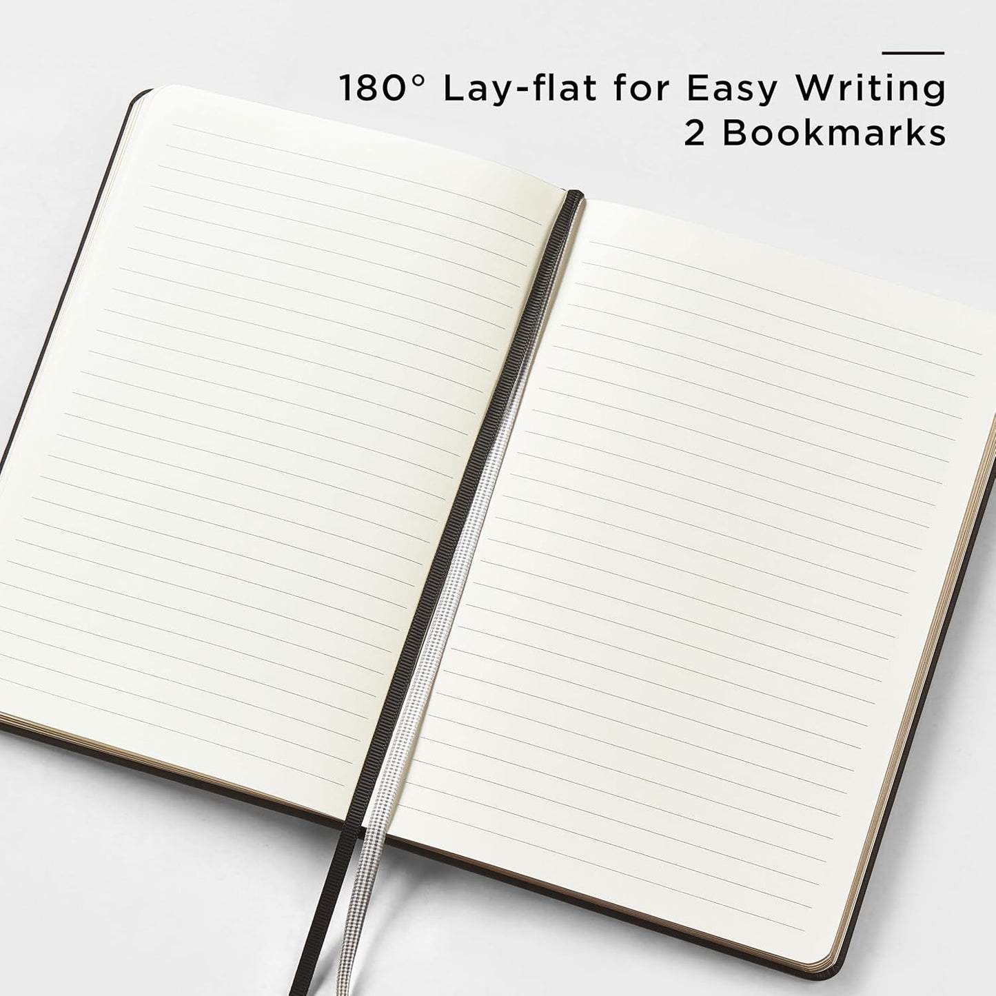 A5 Lined Leather Journal and Pen Set (3 packs), Hardcover Notebook with Pen, 160 Pages 100gsm Thick Ruled Paper for Men Women, for Work, Business, School or Home Writing, 5.7'' x 8'' (Black)