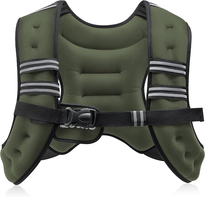 ZELUS Weighted Vest, 6lb/8lb/12lb/16lb/20lb/25lb/30lb Weight Vest by ZELUS