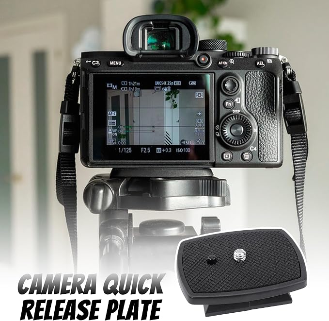 BlingKingdom Camera Quick Release Plate, 43 mm Tripod Quick Release Plate - Image 4