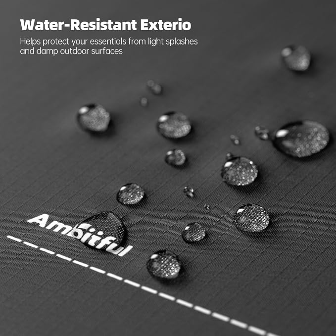 AMBITFUL AP-01 Water-Resistant Organizer Pouch, Ultra-Light Travel Storage Bag - Image 4