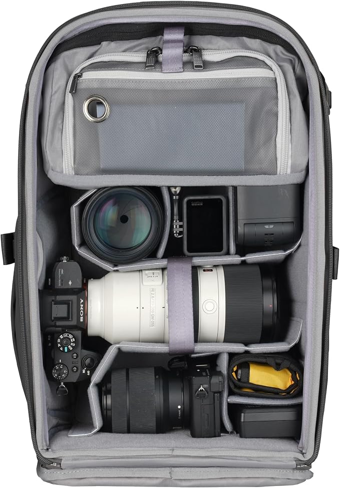 VANGUARD VEO Metro B25L Camera & Everyday Backpack – Fits 70–200mm Attached - Image 2