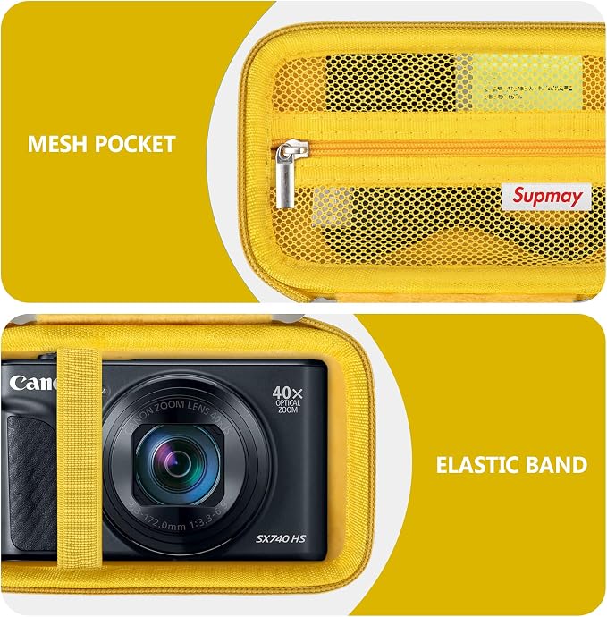 Hard Carrying Case for Canon PowerShot SX740 HS/ SX730 HS/ SX720 HS/ SX620 HS/ - Image 4