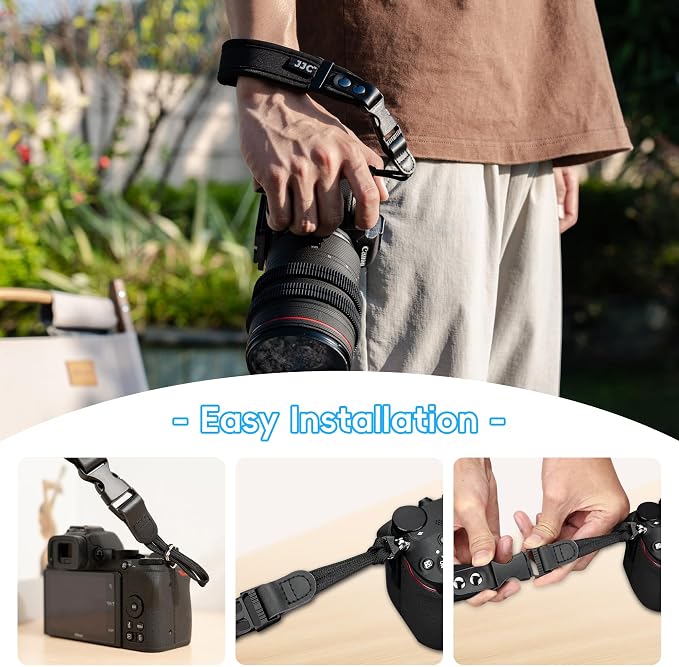 Quick Release Soft Neoprene Camera Hand Wrist Grip Strap - Image 5