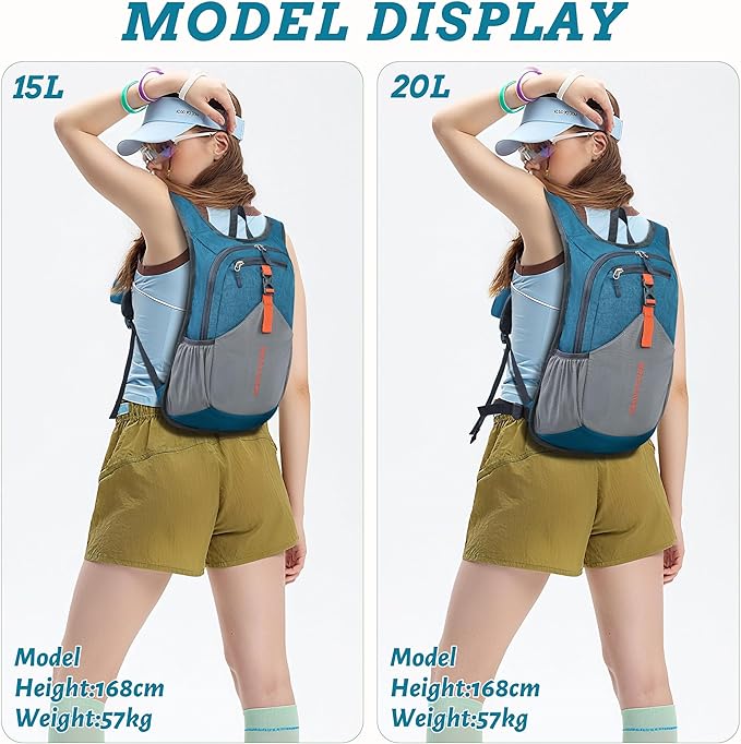 BECOJADDE 15L Small Hiking Backpack - Image 5