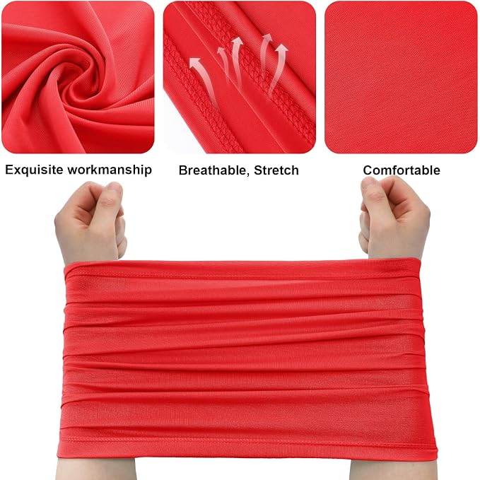 Geyoga 6 Pieces Summer UV Protection Cooling Neck Gaiter Face Clothing Neck - Image 6