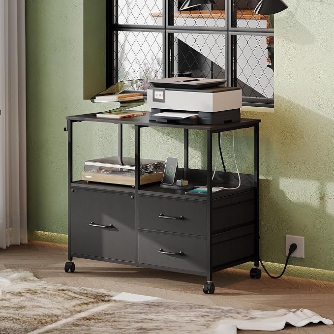 DEVAISE 3 Drawer File Cabinet - Image 2