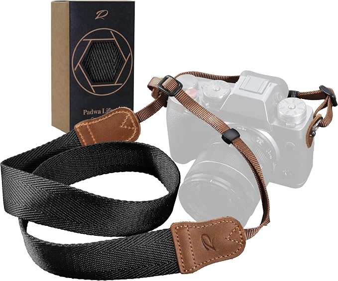 Padwa Lifestyle Black Camera Strap by PadwaLifestyleCameraStrap