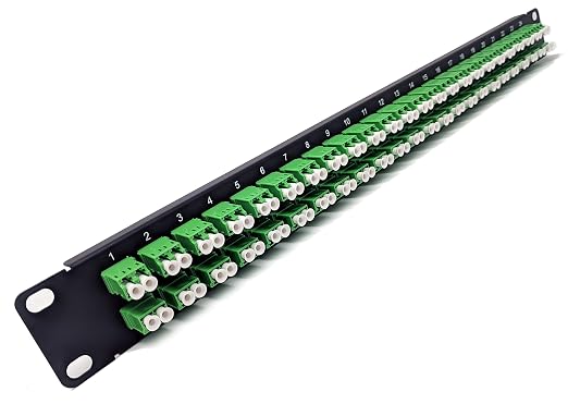 1U 48port High Density Patch Panel, Loaded by UltraSpecCables