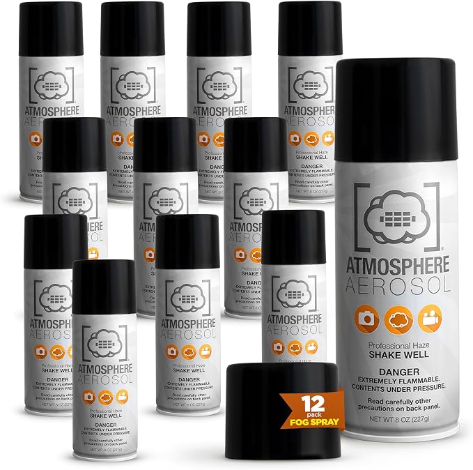 12 Pack Atmosphere Aerosol Haze/Fog Spray by AtmosphereAerosol