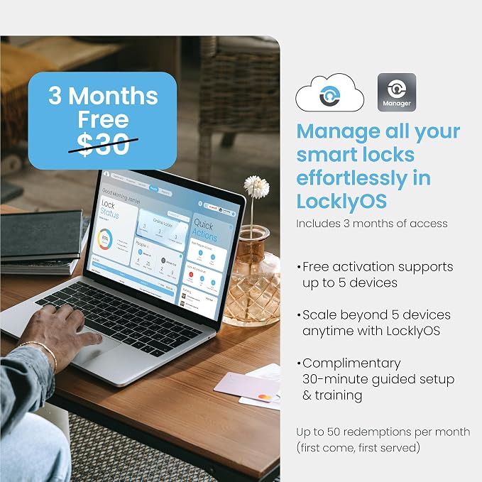 Lockly Guard Secure Pro Deadbolt PGD728WPU Commercial Smart Lock – UL10B/10C - Image 7