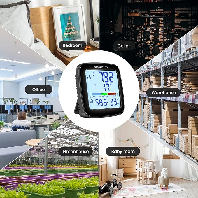 SMARTRO SC92 Professional Indoor Outdoor Thermometer Wireless Digital - Image 7