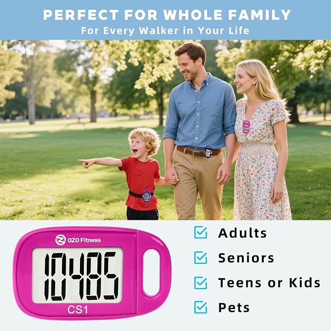 Clip-on 3D Pedometer for Walking Steps Counter - Image 7