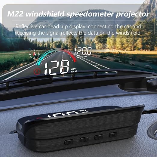 AZIJYV Windshield Speedometer Projector, Digital Speedometer - Image 4