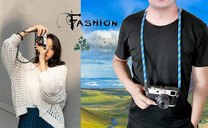 Camera Strap Vintage 100cm Nylon Climbing Rope Camera Neck Shoulder Strap - Image 6