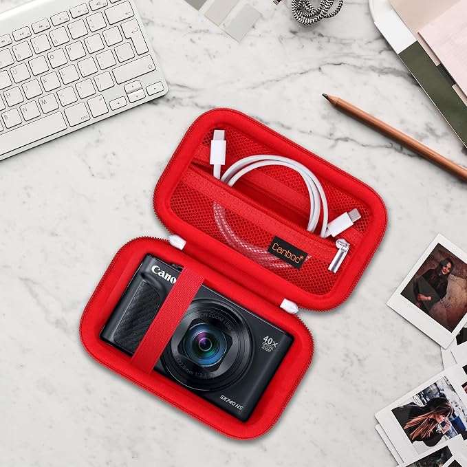 Canboc Carrying Case for Canon PowerShot SX740/ SX730/ SX720/ SX620/ G7X Mark - Image 7