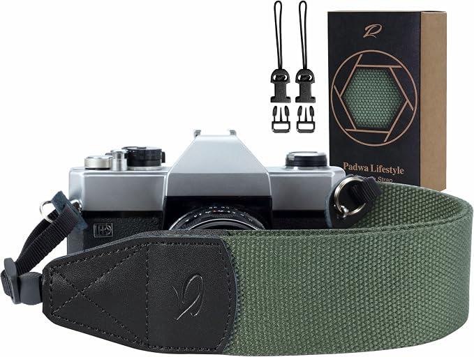 Padwa Lifestyle Dark Green Camera Strap by PadwaLifestyleCameraStrap