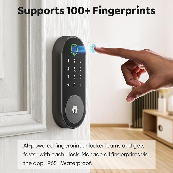 Fingerprint Smart Deadbolt - Image 2